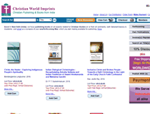 Tablet Screenshot of christianworldimprints.com